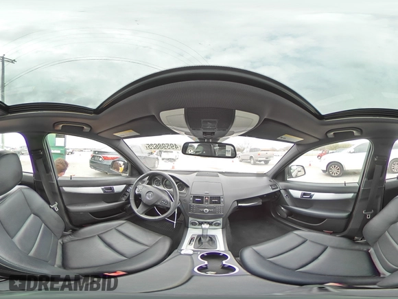 2009 Mercedes-Benz C 300 Sport with VIN WDDGF54X19F227442, listed as a Copart auction lot 49598625 with 55,527 mi miles and Salvage Title. Bid and sale history available at DreamBid. Image 12.