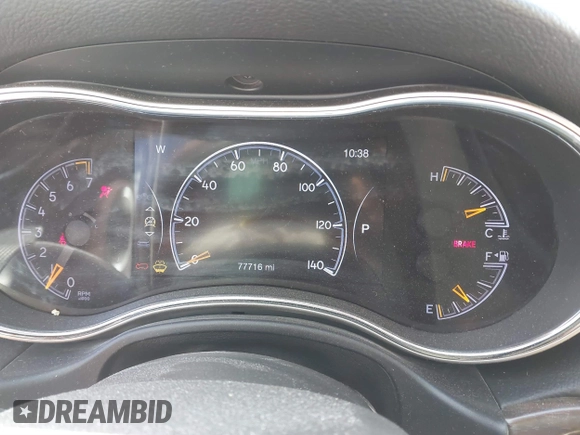 2017 Jeep Grand Cherokee Limited with VIN 1C4RJEBG3HC920436, listed as a IAAI auction lot 41724002 with 77,716 mi miles. Bid and sale history available at carsss.com. Image 7.