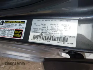 2010 Mazda 3 S Sport with VIN JM1BL1H6XA1201673, listed as a IAAI auction lot 40488345 with 167,916 mi miles and . Bid and sale history available at DreamBid. Image 9.