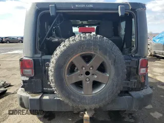 2011 Jeep Wrangler Rubicon with VIN 1J4HA6D11BL536151, listed as a Copart auction lot 44581625 with Not Provided miles and Salvage Title. Bid and sale history available at carsss.com. Image 6.
