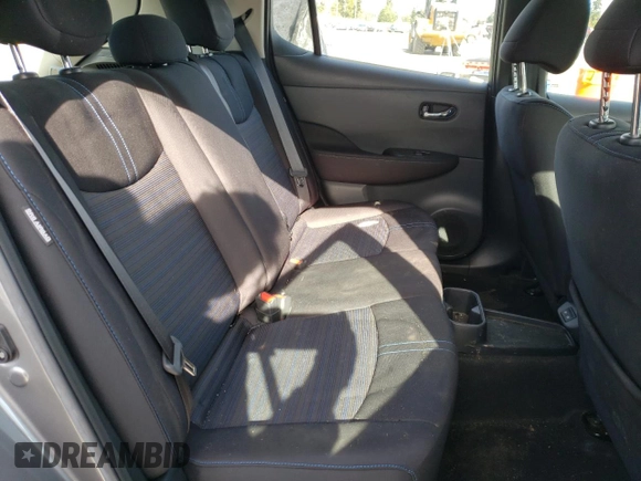 2023 Nissan LEAF S with VIN 1N4AZ1BV2PC555166, listed as a Copart auction lot 46501375 with 27,435 mi miles and Salvage Title. Bid and sale history available at DreamBid. Image 11.