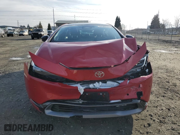 2024 Toyota Prius LE with VIN JTDADABU0R3021196, listed as a Copart auction lot 44569245 with 369 mi miles and Salvage Title. Bid and sale history available at carsss.com. Image 5.