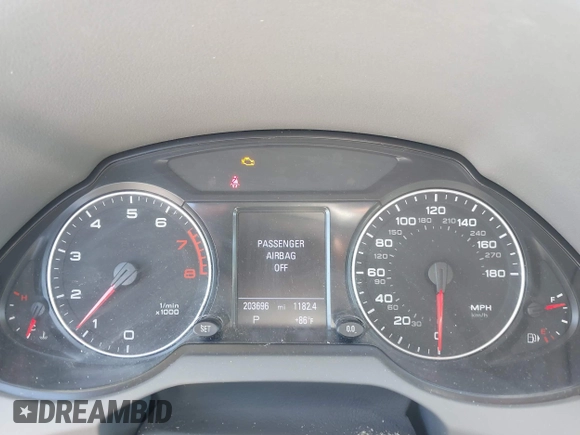 2010 Audi Q5 Premium Plus z VIN WA1LKAFP4AA058779, wystawiony jako IAAI lot #42590889 z przebiegiem 203 696 mil mil oraz . Historia ofert i sprzedaży dostępna na DreamBid. Obrazek 7.