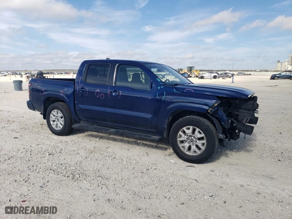2022 Nissan Frontier SV with VIN 1N6ED1EJ5NN626801, listed as a Copart auction lot 46393375 with 37,440 mi miles and Salvage Title. Bid and sale history available at carsss.com. Image 4.