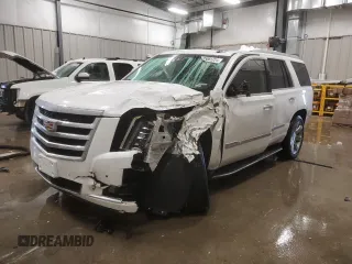 2018 Cadillac Escalade Premium Luxury with VIN 1GYS4CKJ3JR328038, listed as a Copart auction lot 85061724 with Not provided miles and Salvage title. Bid and sale history available at DreamBid. Image 1.
