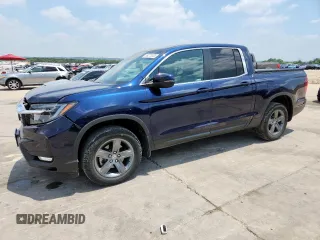 2023 Honda Ridgeline RTL with VIN 5FPYK3F50PB011150, listed as a Copart auction lot 58273325 with 38,742 mi miles and Salvage title. Bid and sale history available at DreamBid. Image 1.