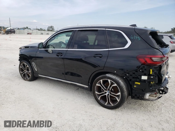 2021 BMW X5 sDrive40i with VIN 5UXCR4C0XM9G05040, listed as a Copart auction lot 50714743 with Not Provided miles and . Bid and sale history available at DreamBid. Image 2.