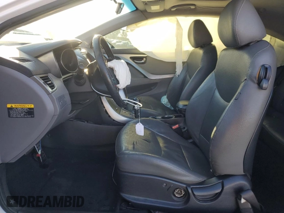 2013 Hyundai Elantra Coupe SE with VIN KMHDH6AE3DU012337, listed as a Copart auction lot 80048884 with 171,714 mi miles and Salvage Title. Bid and sale history available at carsss.com. Image 7.