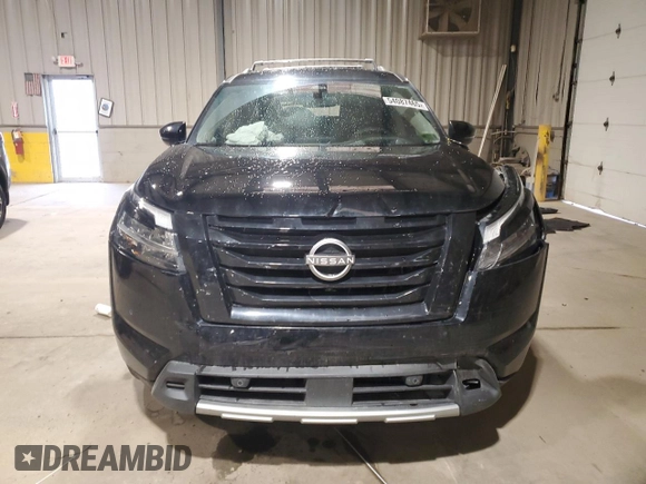 2024 Nissan Pathfinder Platinum z VIN 5N1DR3DK0RC242976, wystawiony jako Copart lot #54087465 z przebiegiem 14 687 mil mil oraz Szkoda całkowita • Salvage title. Historia ofert i sprzedaży dostępna na DreamBid. Obrazek 5.