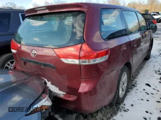 2012 Toyota Sienna with VIN 5TDKA3DC2CS014043, listed as a Copart auction lot 44439585 with 294,361 mi miles and Clean Title. Bid and sale history available at DreamBid. Image 3.