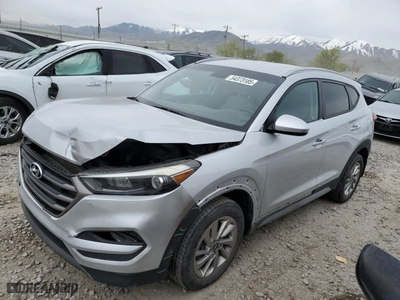 2018 Hyundai Tucson SEL with VIN KM8J3CA42JU779714, listed as a Copart auction lot 54373185 with 90,607 mi miles and Salvage Title. Bid and sale history available at carsss.com. Image 1.