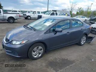 2015 Honda Civic LX with VIN 2HGFB2F55FH543983, listed as a IAAI auction lot 42044159 with 130,266 mi miles and . Bid and sale history available at DreamBid. Image 14.