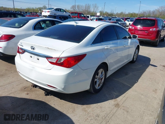2013 Hyundai Sonata GLS with VIN 5NPEB4AC1DH742870, listed as a IAAI auction lot 42082853 with 145,078 mi miles and . Bid and sale history available at carsss.com. Image 4.