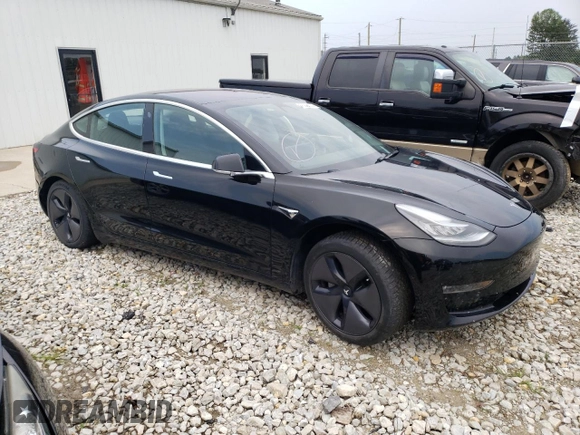 2018 Tesla Model 3 Long Range Battery with VIN 5YJ3E1EA9JF036326, listed as a Copart auction lot 56268674 with Not Provided miles and Non Repairable. Bid and sale history available at DreamBid. Image 4.