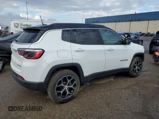 2024 Jeep Compass Limited с VIN 3C4NJDCN9RT136273, выставлен на аукционе Copart как лот 53324375 с пробегом 3 810 миль миль и Чистый • Clean title. История ставок и продаж доступна на DreamBid. Изображение 3.