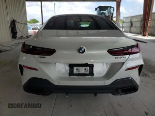 2023 BMW 8 Series 840i with VIN WBAGV4C00PCL13414, listed as a Copart auction lot 51512755 with 23,133 mi miles and Salvage title. Bid and sale history available at DreamBid. Image 6.