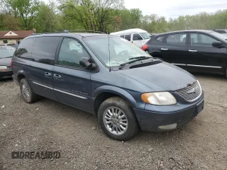 2001 Chrysler Town & Country Limited with VIN 2C8GP64L51R208544, listed as a Copart auction lot 53627495 with 0 mi miles and Salvage Title. Bid and sale history available at carsss.com. Image 4.