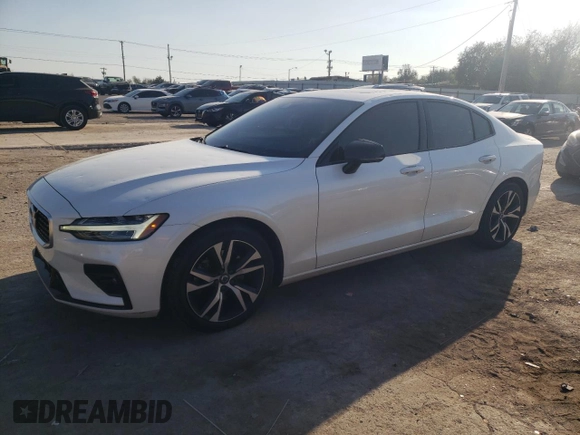 2020 Volvo S60 R-Design with VIN 7JR102FM7LG054578, listed as a Copart auction lot 73871564 with 38,381 mi miles and Clean Title. Bid and sale history available at carsss.com. Image 1.