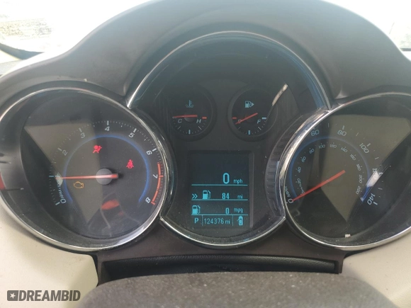 2012 Chevrolet Cruze LTZ with VIN 1G1PH5SC5C7377973, listed as a Copart auction lot 51162035 with 124,376 mi miles and Salvage Title. Bid and sale history available at carsss.com. Image 9.