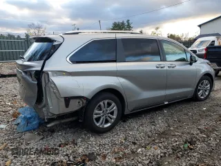 2023 Toyota Sienna Platinum with VIN 5TDESKFC7PS090185, listed as a Copart auction lot 79018464 with Not Provided miles and Salvage Title. Bid and sale history available at DreamBid. Image 3.