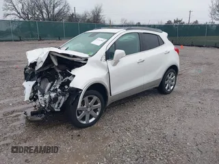 2016 Buick Encore Leather with VIN KL4CJGSB2GB724332, listed as a IAAI auction lot 41547091 with 61,096 mi miles. Bid and sale history available at carsss.com. Image 2.