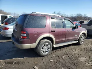 2006 Ford Explorer Eddie Bauer with VIN 1FMEU74866UA13514, listed as a Copart auction lot 47202515 with 189,493 mi miles and Clean title. Bid and sale history available at DreamBid. Image 3.
