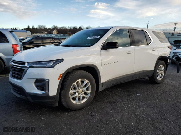 2024 Chevrolet Traverse Limited LS with VIN 1GNETTKW1RJ138919, listed as a Copart auction lot 86176464 with 12,554 mi miles and Salvage Title. Bid and sale history available at carsss.com. Image 1.