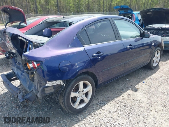 2005 Mazda 3 i with VIN JM1BK12F851248654, listed as a IAAI auction lot 41932990 with 222,981 mi miles and . Bid and sale history available at DreamBid. Image 4.