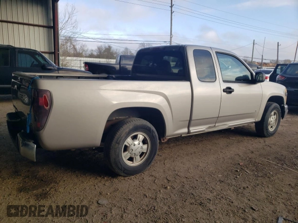 2007 GMC Canyon SLE1 with VIN 1GTCS199078104403, listed as a Copart auction lot 85811204 with 209,229 mi miles and Clean Title. Bid and sale history available at carsss.com. Image 3.