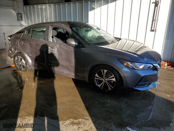 2021 Nissan Sentra SV with VIN 3N1AB8CV7MY202594, listed as a Copart auction lot 88876305 with 70,151 mi miles and Salvage Title. Bid and sale history available at carsss.com. Image 4.