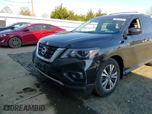 2019 Nissan Pathfinder S with VIN 5N1DR2MM5KC593108, listed as a Copart auction lot 53048995 with 104,517 mi miles and Salvage title. Bid and sale history available at DreamBid. Image 15.