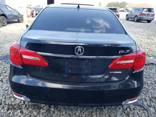 2014 Acura RLX Advance Pkg with VIN JH4KC1F98EC003843, listed as a Copart auction lot 47016234 with 182,897 mi miles and Salvage Title. Bid and sale history available at carsss.com. Image 6.