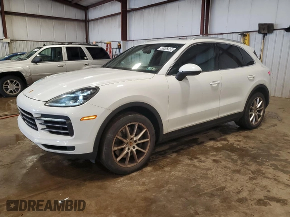 2021 Porsche Cayenne with VIN WP1AA2AY6MDA10403, listed as a Copart auction lot 56296855 with 63,880 mi miles and Salvage title. Bid and sale history available at DreamBid. Image 1.