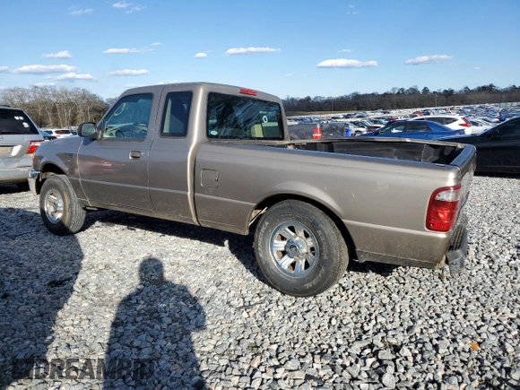 2005 Ford Ranger XL with VIN 1FTYR14U15PA22602, listed as a Copart auction lot 89365445 with 195,502 mi miles and Salvage title. Bid and sale history available at DreamBid. Image 2.