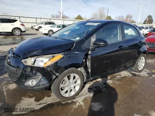2012 Mazda Mazda2 Touring with VIN JM1DE1LY6C0144599, listed as a Copart auction lot 83855864 with 127,070 mi miles and Salvage Title. Bid and sale history available at carsss.com. Image 1.