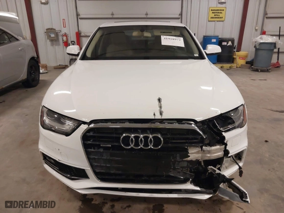 2014 Audi A4 Premium with VIN WAUBFAFL4EN000461, listed as a IAAI auction lot 41918972 with 137,242 mi miles. Bid and sale history available at carsss.com. Image 13.