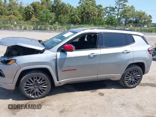 2023 Jeep Compass Limited with VIN 3C4NJDCN4PT511404, listed as a IAAI auction lot 42125419 with 36,710 mi miles and . Bid and sale history available at carsss.com. Image 14.