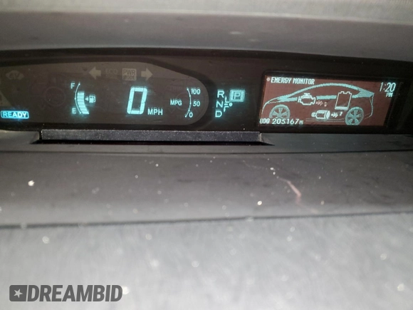 2011 Toyota Prius I z VIN JTDKN3DU0B1391155, wystawiony jako Copart lot #60340885 z przebiegiem 205 167 mil mil oraz Czysty tytuł • Clean title. Historia ofert i sprzedaży dostępna na DreamBid. Obrazek 9.