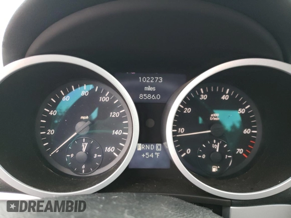 2006 Mercedes-Benz SLK 350 with VIN WDBWK56FX6F101094, listed as a Copart auction lot 47838895 with 102,273 mi miles and Salvage title. Bid and sale history available at DreamBid. Image 9.