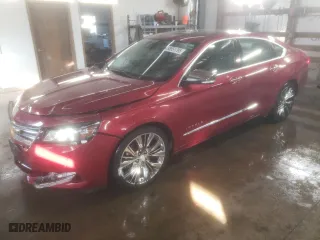 2015 Chevrolet Impala LTZ with VIN 2G1165S34F9224287, listed as a Copart auction lot 88551795 with 168,254 mi miles and Salvage Title. Bid and sale history available at carsss.com. Image 1.