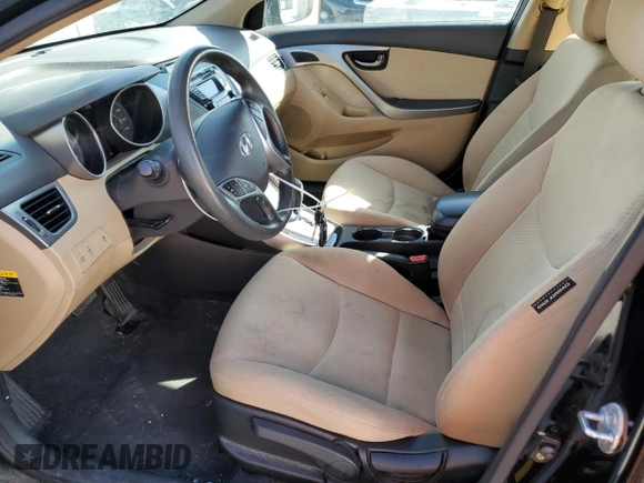 2013 Hyundai Elantra Limited with VIN KMHDH4AE6DU891000, listed as a Copart auction lot 48955665 with 129,030 mi miles and Salvage Title. Bid and sale history available at carsss.com. Image 7.