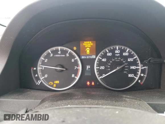 2015 Acura RDX Tech Pkg with VIN 5J8TB4H53FL026051, listed as a Copart auction lot 86898734 with 77,208 mi miles and Clean Title. Bid and sale history available at carsss.com. Image 9.