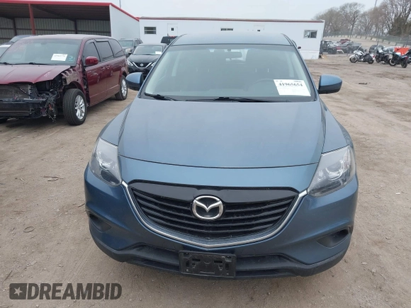 2015 Mazda CX-9 Touring with VIN JM3TB3CA1F0459163, listed as a IAAI auction lot 41965654 with 35,847 mi miles. Bid and sale history available at carsss.com. Image 13.
