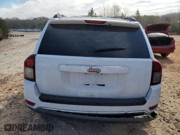 2015 Jeep Compass Sport with VIN 1C4NJCBA9FD400036, listed as a Copart auction lot 46755295 with 174,979 mi miles and Salvage Title. Bid and sale history available at carsss.com. Image 6.