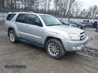 2003 Toyota 4Runner SR5 with VIN JTEBU14R830004762, listed as a IAAI auction lot 41764351 with 187,358 mi miles and . Bid and sale history available at DreamBid. Image 1.