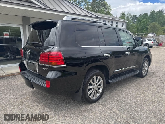 2011 Lexus LX 570 with VIN JTJHY7AX5B4082980, listed as a IAAI auction lot 42360972 with 236,563 mi miles and . Bid and sale history available at DreamBid. Image 4.