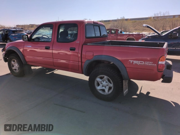 2001 Toyota Tacoma with VIN 5TEHN72NX1Z741635, listed as a Copart auction lot 52963625 with 238,625 mi miles and Salvage Title. Bid and sale history available at carsss.com. Image 2.