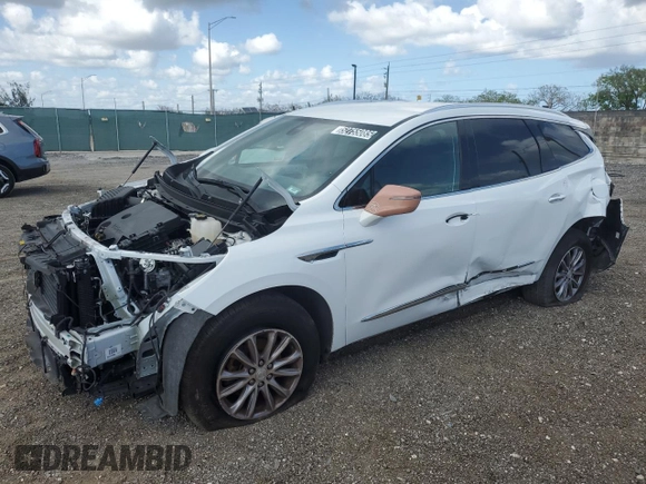2022 Buick Enclave Essence with VIN 5GAERBKW1NJ181248, listed as a Copart auction lot 52755085 with 112,485 mi miles and Clean Title. Bid and sale history available at carsss.com. Image 1.