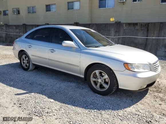 2007 Hyundai Azera GLS with VIN KMHFC46D47A242034, listed as a Copart auction lot 76703514 with 124,277 mi miles and Salvage Title. Bid and sale history available at carsss.com. Image 4.