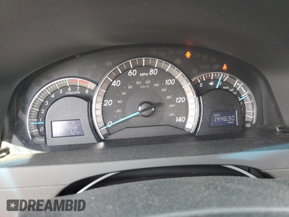 2012 Toyota Camry L with VIN 4T1BF1FK3CU172585, listed as a Copart auction lot 53835745 with 144,690 mi miles and Salvage Title. Bid and sale history available at DreamBid. Image 9.